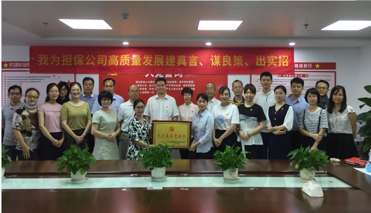 “不忘初心、牢記使命，我為擔(dān)保公司高質(zhì)量發(fā)展”出謀劃策                                                                                     ——擔(dān)保公司舉辦主題黨日活動(dòng)