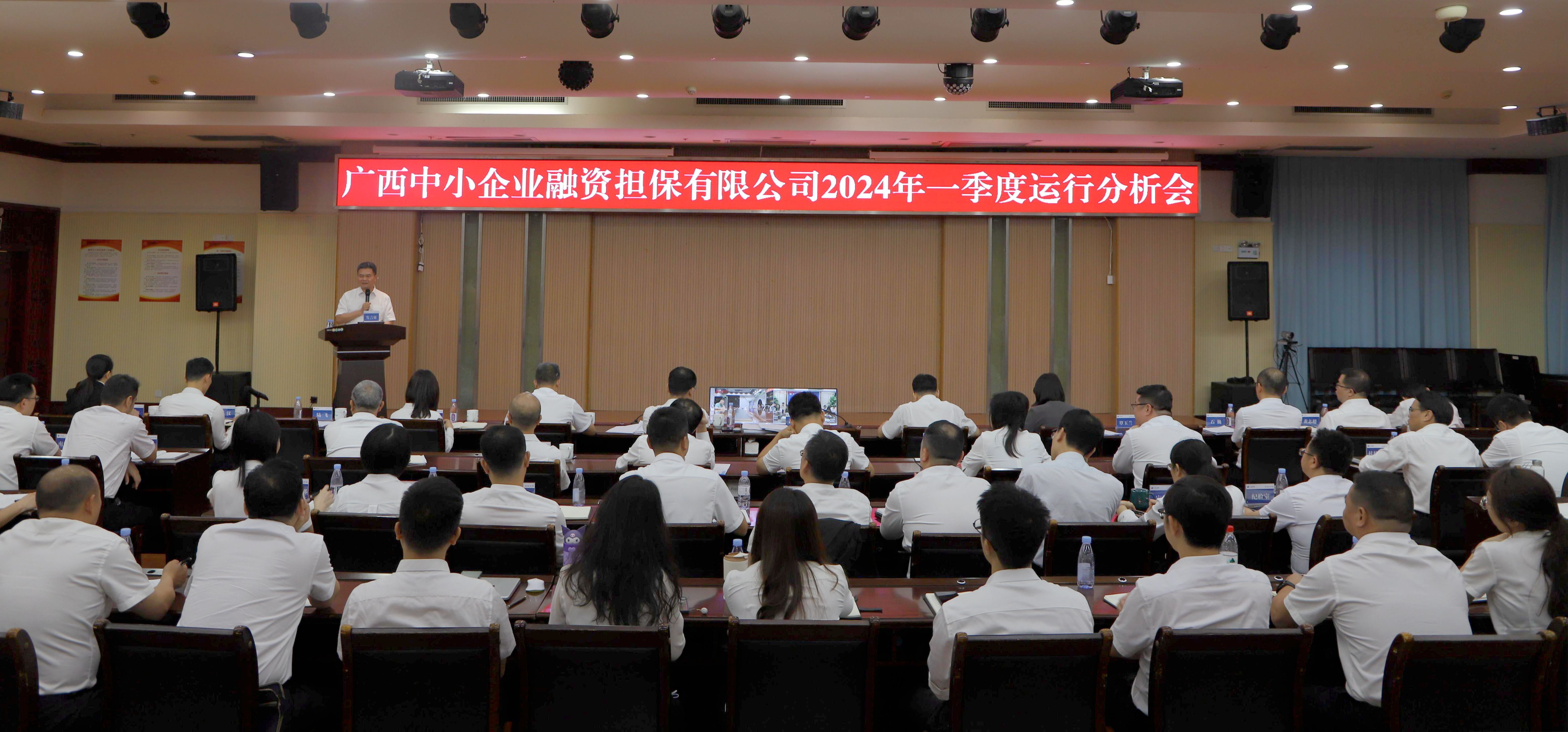 【落實(shí)落細(xì)落地，全力攻堅(jiān)“雙過半”】中小擔(dān)保召開2024年一季度運(yùn)行分析會(huì)